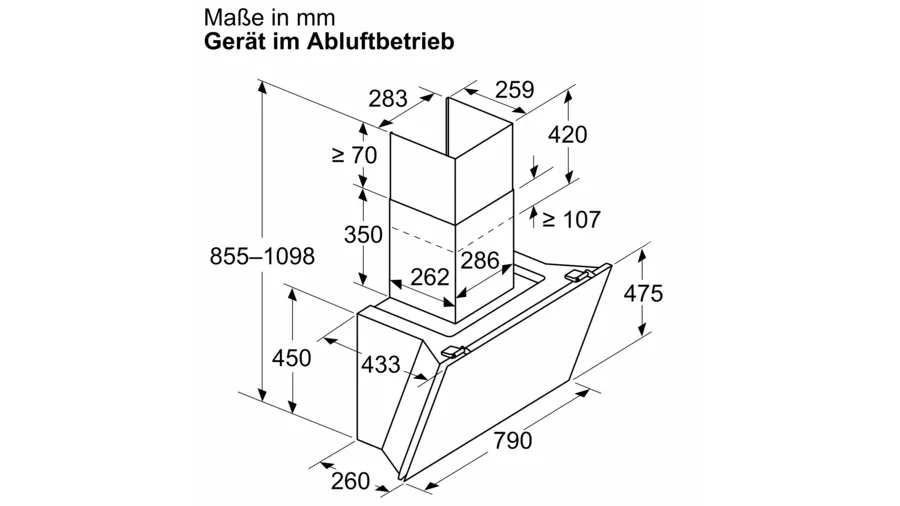 Máy hút mùi Vát Bosch DWK81AN60