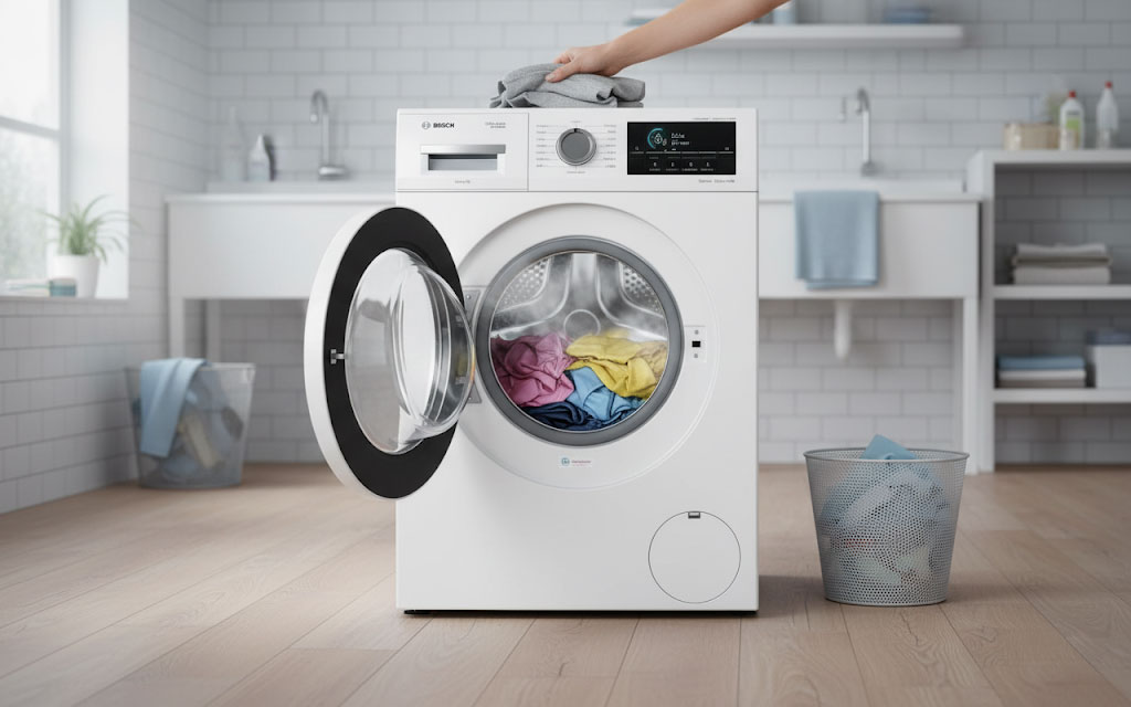 Máy giặt Bosch WGB256A41 Serie 8 10kg tính năng thêm quần áo khi đang giặt