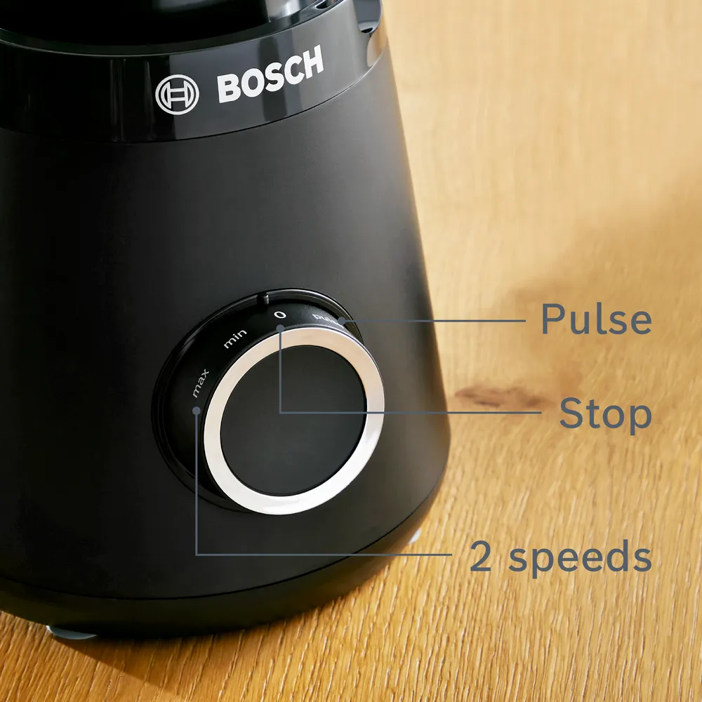 Núm xoay điều khiển máy Bosch MMB6176B Series 4 dễ sử dụng và thân thiện với người lớn tuổi