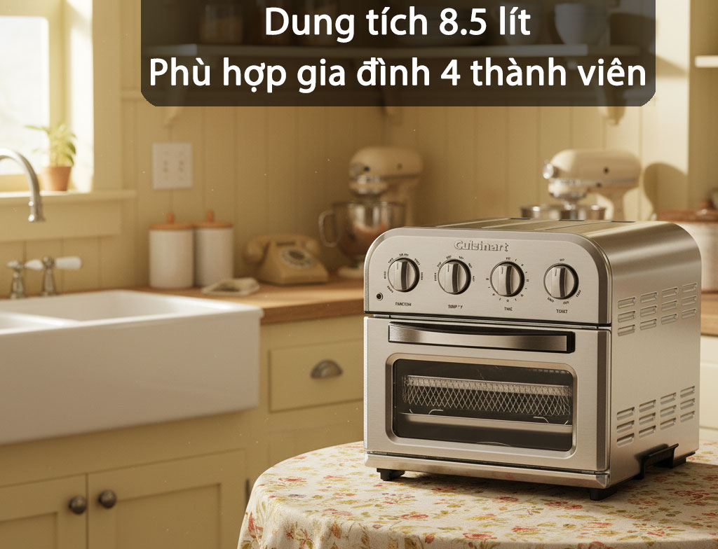 Lò chiên không dầu Cuisinart TOA-28HK dung tích 8.5 lít