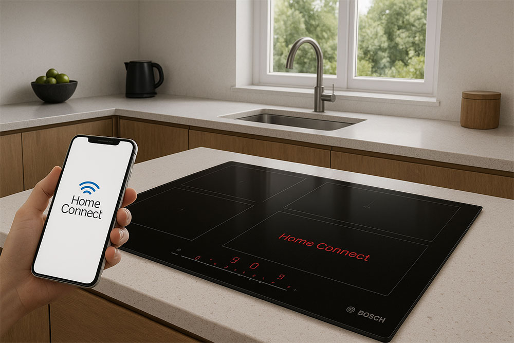 Ứng dụng Home Connect cho phép điều khiển bếp từ xa Ứng dụng Home Connect cho phép điều khiển bếp từ xa