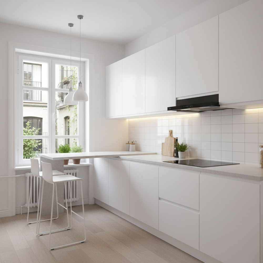 Máy hút mùi âm tủ lắp trong bếp nhỏ tạo không gian rộng thoáng Máy hút mùi âm tủ lắp trong bếp nhỏ tạo không gian rộng thoáng