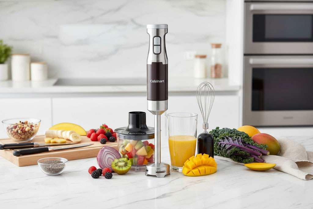 Máy xay sinh tố cầm tay Cuisinart CSB-136HK đa năng cho nhiều nhu cầu chế biến