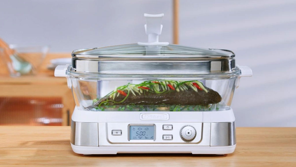 Nồi hấp điện Cuisinart STM-3000HK với 7 chương trình hấp chuyên biệt Nồi hấp điện Cuisinart STM-3000HK với 7 chương trình hấp chuyên biệt