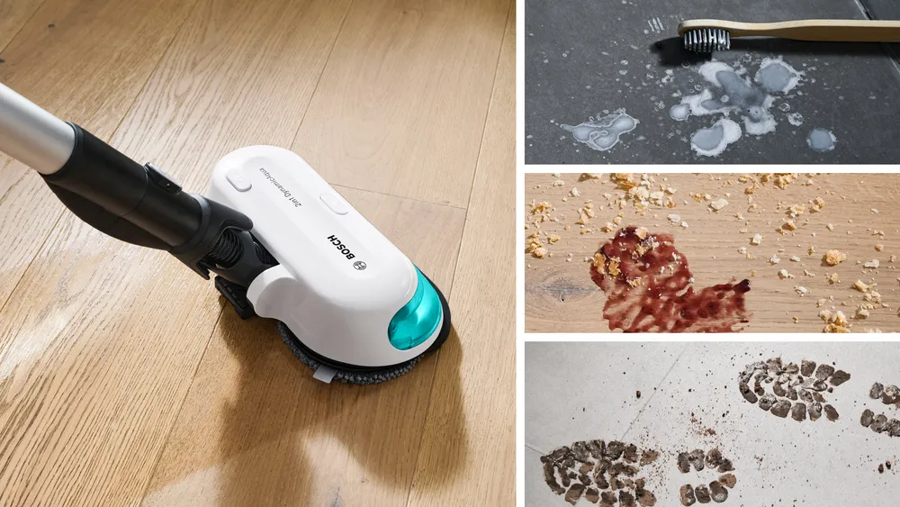 Bosch BCS71HYG3 làm sạch hiệu quả mọi loại sàn cứng