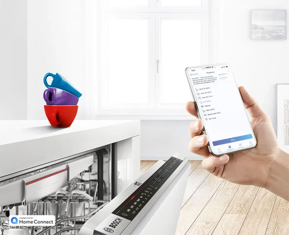 Điều khiển từ xa qua smartphone nhờ kết nối Home Connect Điều khiển từ xa qua smartphone nhờ kết nối Home Connect