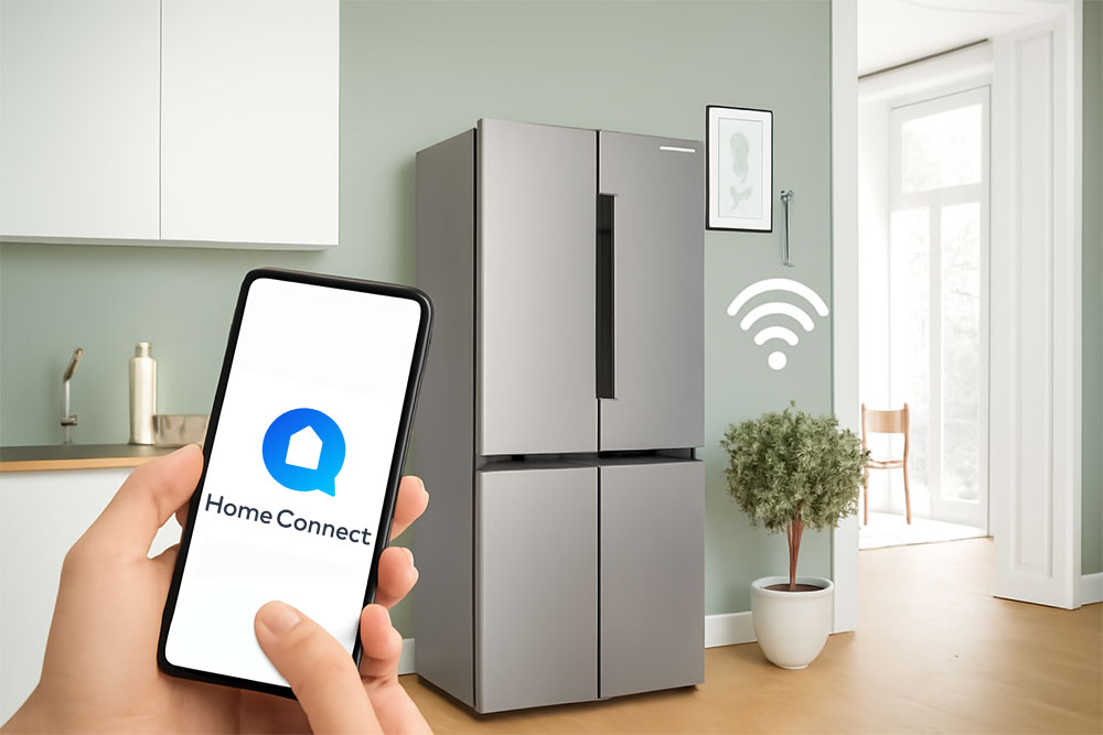 Tủ lạnh Bosch KFN96APEAG điều khiển từ xa qua ứng dụng Home Connect Tủ lạnh Bosch KFN96APEAG điều khiển từ xa qua ứng dụng Home Connect
