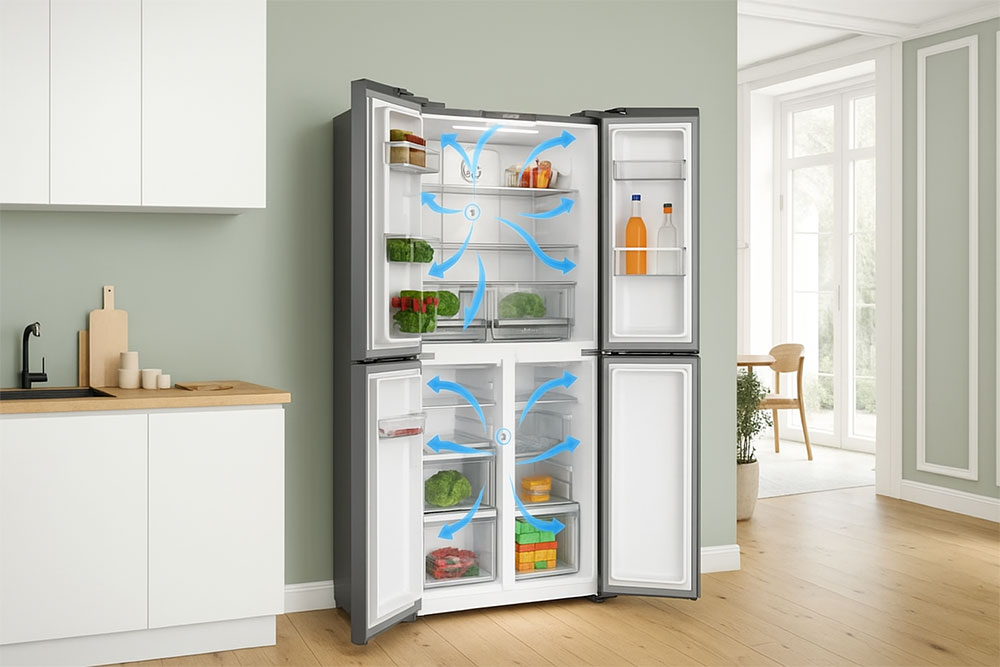 Hệ thống làm lạnh đa chiều Multi Airflow Hệ thống làm lạnh đa chiều Multi Airflow