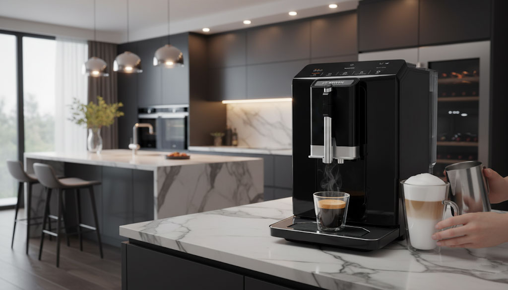 Milk Express tạo bọt sữa mịn cho cappuccino và latte macchiato