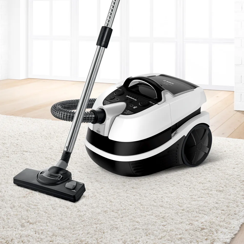 Máy hút bụi Bosch hoạt động trong phạm vi rộng 12m với dây điện dài