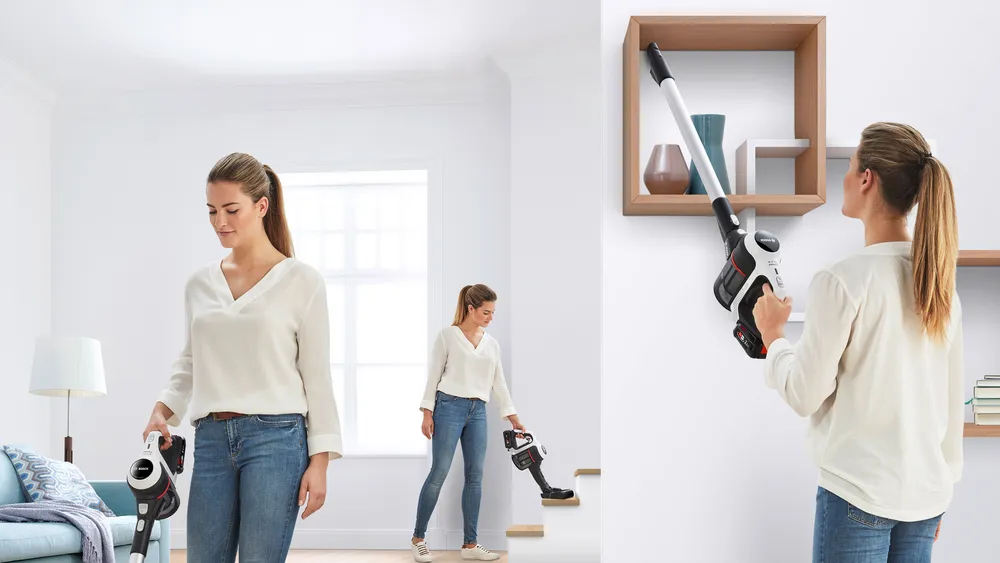 Thiết kế nhỏ gọn của máy hút bụi Bosch BCS61113 dễ dàng cầm nắm và di chuyển