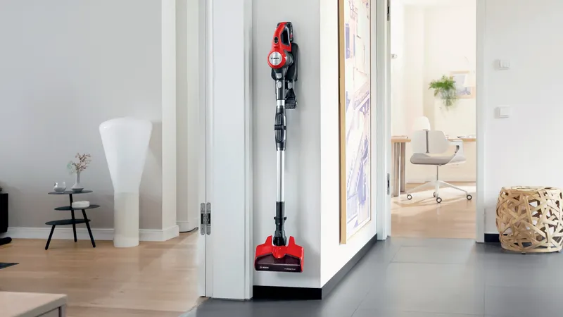 máy hút bụi Bosch BCS711PET có thể đứng độc lập khi không dùng