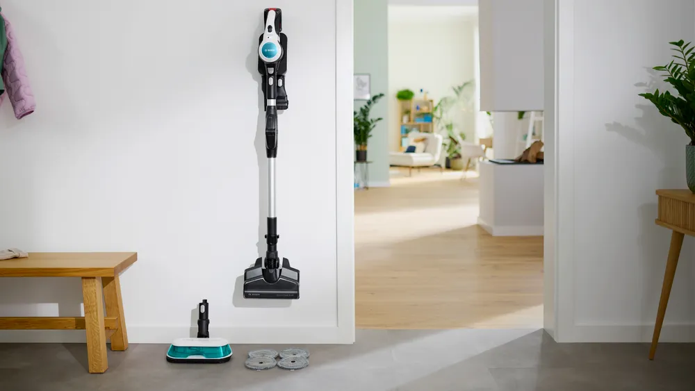Máy hút bụi Bosch BCS71HYG3 với công nghệ DynamicAqua 2 trong 1