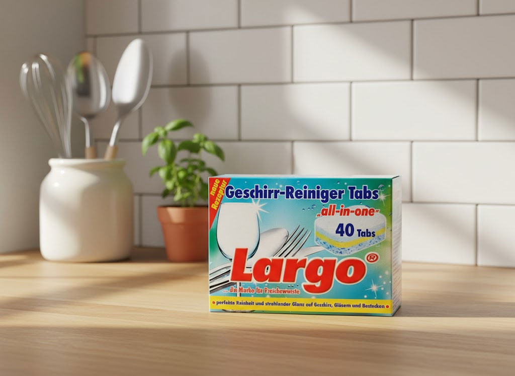 Hộp viên rửa bát Largo All-in-one 40 viên – sản phẩm nhập khẩu châu Âu cao cấp Hộp viên rửa bát Largo All-in-one 40 viên – sản phẩm nhập khẩu châu Âu cao cấp