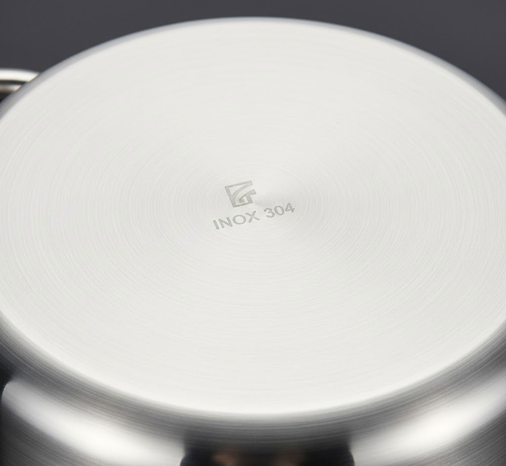 đáy nồi inox 304 thật đường hàn mịn đáy nồi inox 304 thật đường hàn mịn