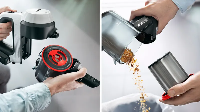 Hộp bụi dung tích 0.3L dễ dàng tháo lắp và làm sạch