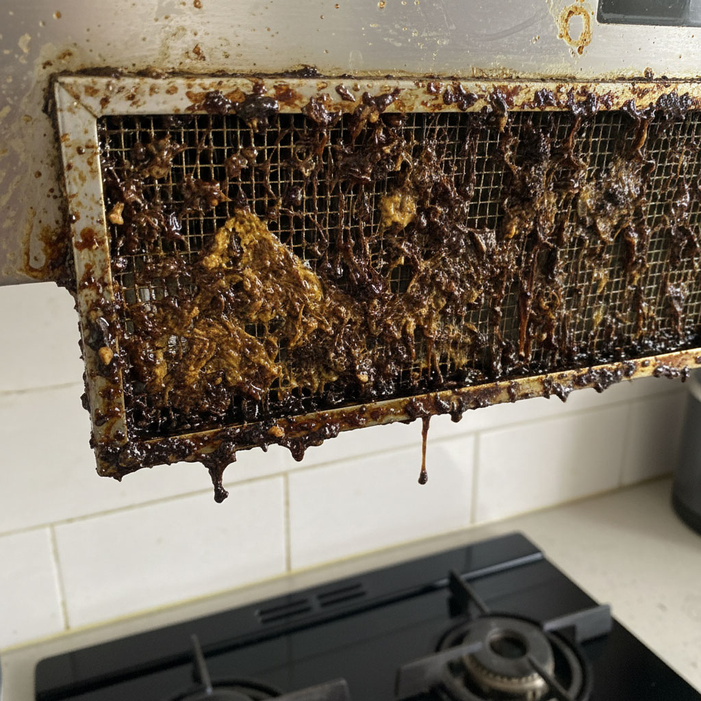 tấm lọc mỡ máy hút mùi bám dày dầu mỡ tấm lọc mỡ máy hút mùi bám dày dầu mỡ