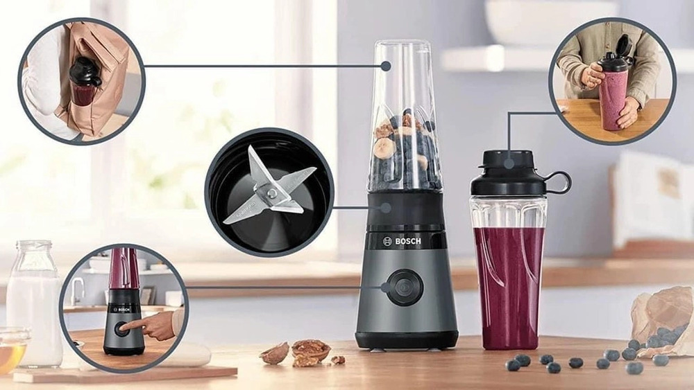 máy xay mini Bosch xay được đá viên và rau củ