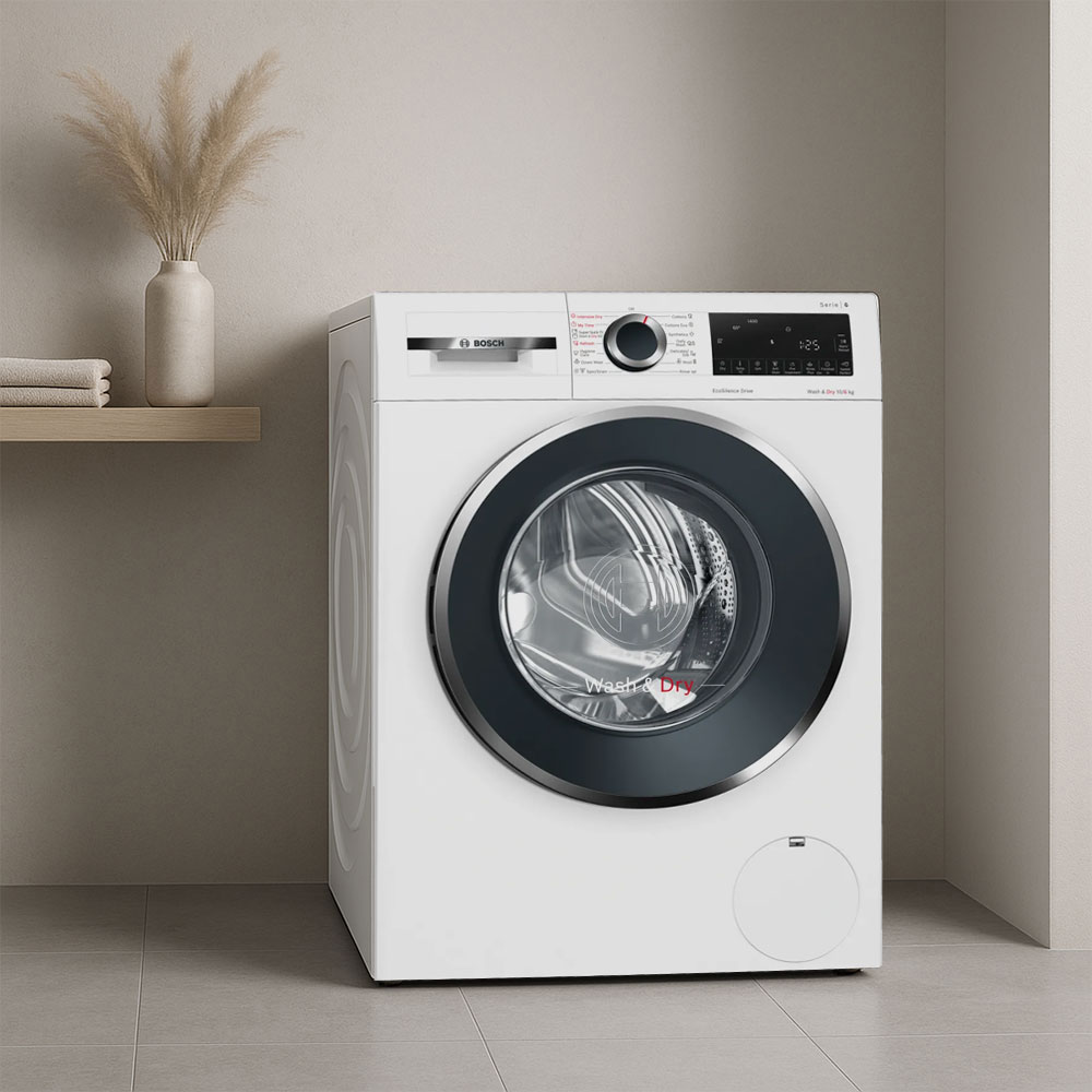 Máy giặt sấy Bosch tích hợp giặt và sấy tiện lợi tiết kiệm không gian  