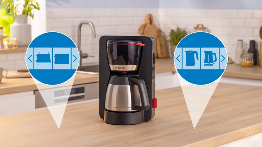 máy pha cà phê Bosch TKA6M273 với chế độ Aroma+ tăng hương vị