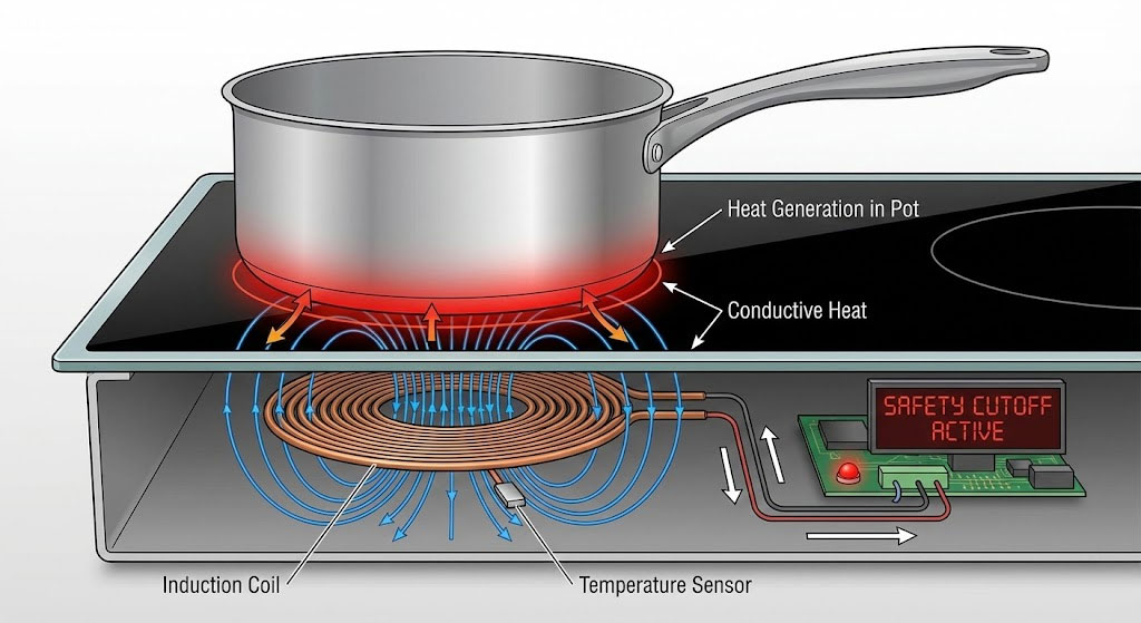 Cam bien tu ngat khi bep qua nhiet duoi mat kinh Cam bien tu ngat khi bep qua nhiet duoi mat kinh