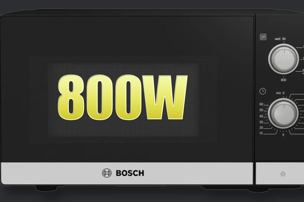 Công suất 800W của lò vi sóng Bosch 20L FFL020MS2B Series 2