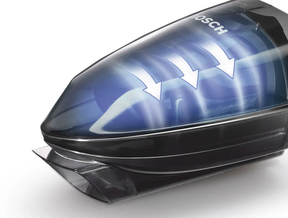 Máy hút bụi Bosch BHN16L 16Vmax được trang bị công nghệ AirFlow độc quyền từ Bosch