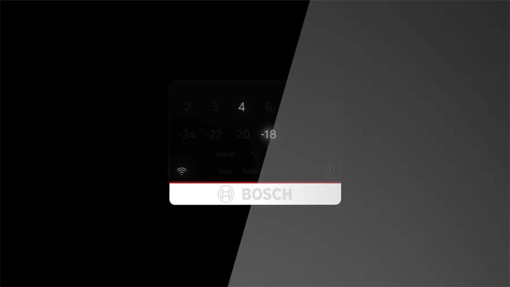 Màn hình hiển thị nhiệt độ ngoài tủ lạnh Bosch dễ thao tác Màn hình hiển thị nhiệt độ ngoài tủ lạnh Bosch dễ thao tác