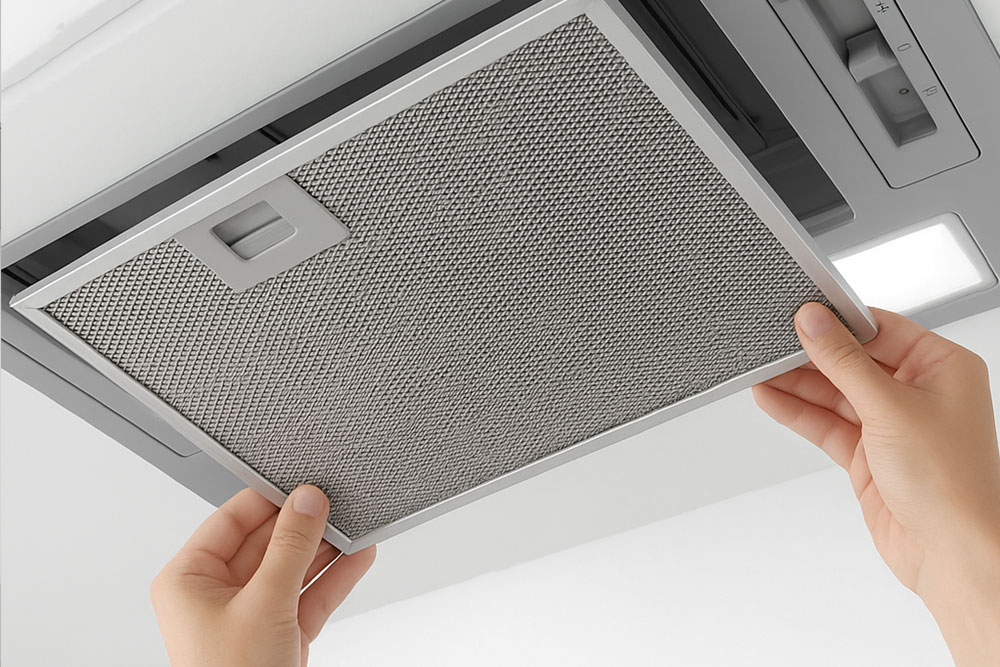 Máy hút mùi âm tủ Bosch DLN53AA70 được trang bị bộ lọc kim loại dễ tháo rời và vệ sinh Máy hút mùi âm tủ Bosch DLN53AA70 được trang bị bộ lọc kim loại dễ tháo rời và vệ sinh