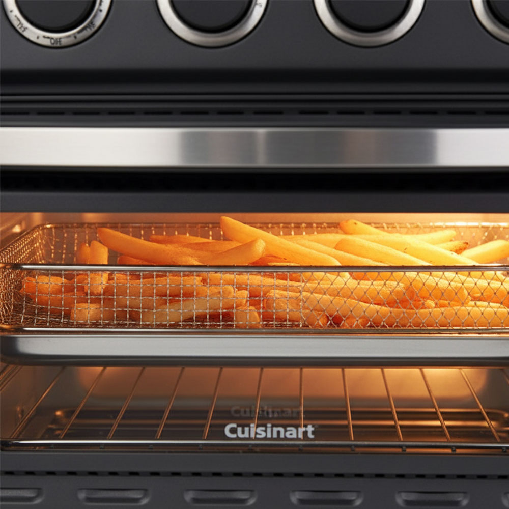 Cửa kính trong suốt và đèn khoang lò Cuisinart TOA60U