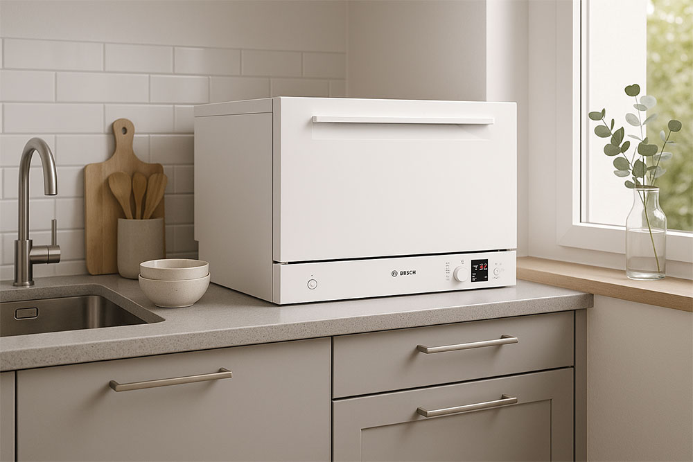 Máy rửa chén Bosch SKS2ITW00E SERIES 2 với thiết kế màu trắng tinh tế