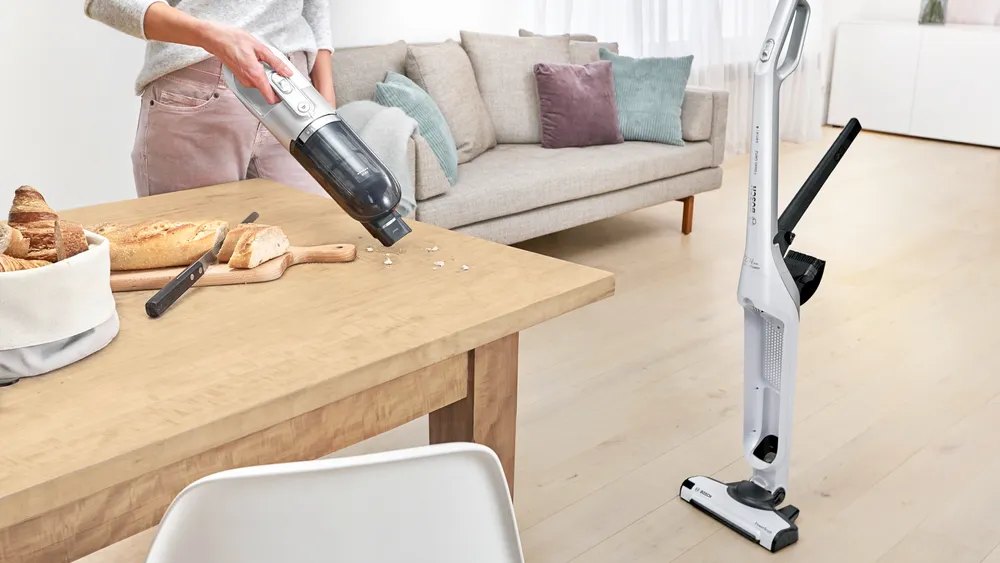 Máy hút bụi BOSCH BCH3P2301 thiết kế 2 trong 1 nhỏ gọn, sang trọng