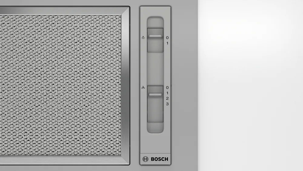 Máy hút mùi âm tủ Bosch DLN53AA70 được trang bị bảng điều khiển trượt mượt mà Máy hút mùi âm tủ Bosch DLN53AA70 được trang bị bảng điều khiển trượt mượt mà