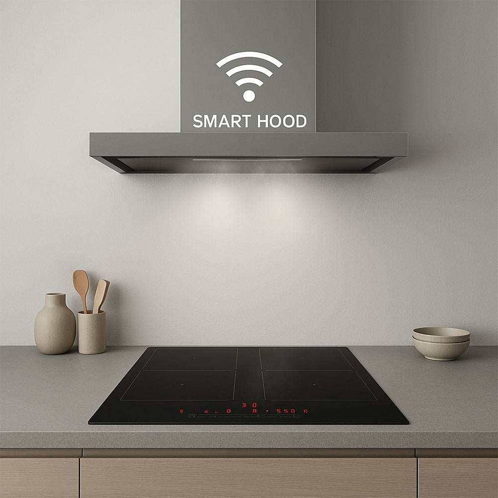 Smart Hood tự động bật hút mùi khi nấu nướng Smart Hood tự động bật hút mùi khi nấu nướng