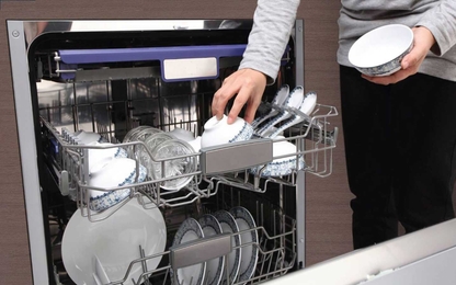 Hướng dẫn sử dụng máy rửa bát Bosch SMS46NI03E: Cách sắp xếp bát đĩa & sử dụng viên rửa