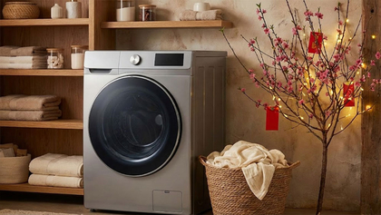 Vệ sinh máy giặt cuối năm để quần áo thơm tho ngày Tết