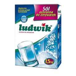 Chế phẩm làm mềm nước dùng cho máy rửa bát ludwik 1,5kg - Muối rửa bát Ludwik
